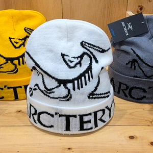 아크테릭스 로고 니트 비니