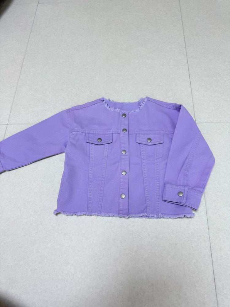 미착용) 스타일노리터 키즈 데님자켓 스커트 100 이미지