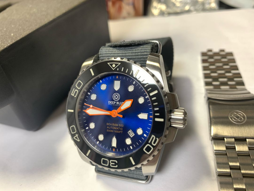 딥블루 Sea Ram 500 다이버 시계--2