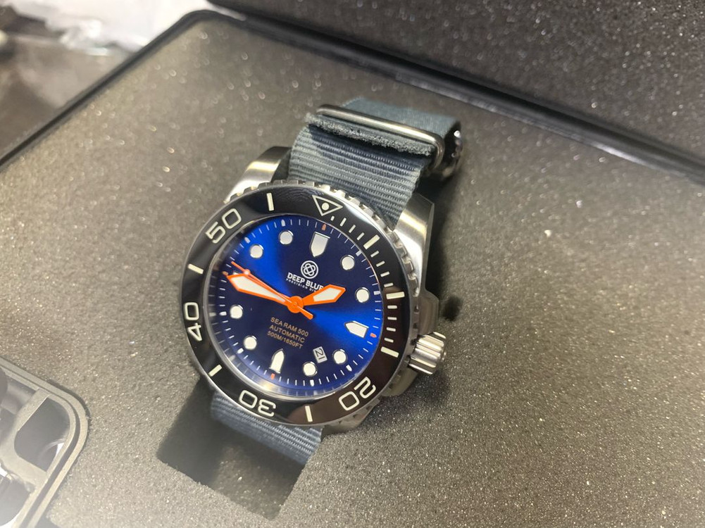 딥블루 Sea Ram 500 다이버 시계--7