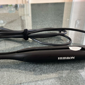 휴브론 뿌리볼륨고데기 짧은 웨이브 앞머리 슬림얇은 전문가용 미용실뽕 정수리고대기(블랙)