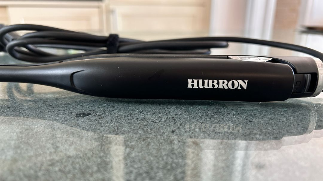 휴브론 뿌리볼륨고데기 짧은 웨이브 앞머리 슬림얇은 전문가용 미용실뽕 정수리고대기(블랙)--1