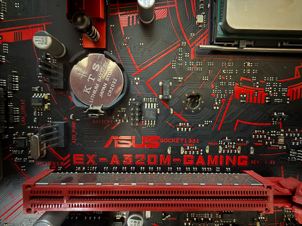 라이젠3300x+아수스 ASUS EX-A320M-GAMING AM4 메인보드 일괄 판매우선--3