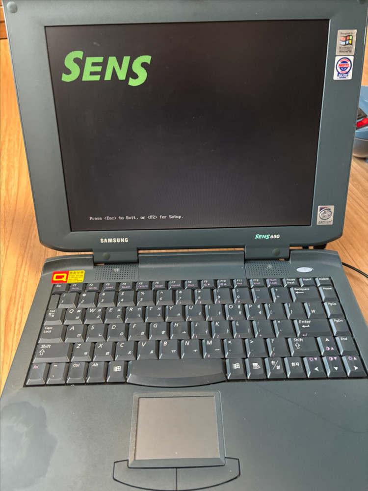 레트로 노트북 삼성센스 650--1