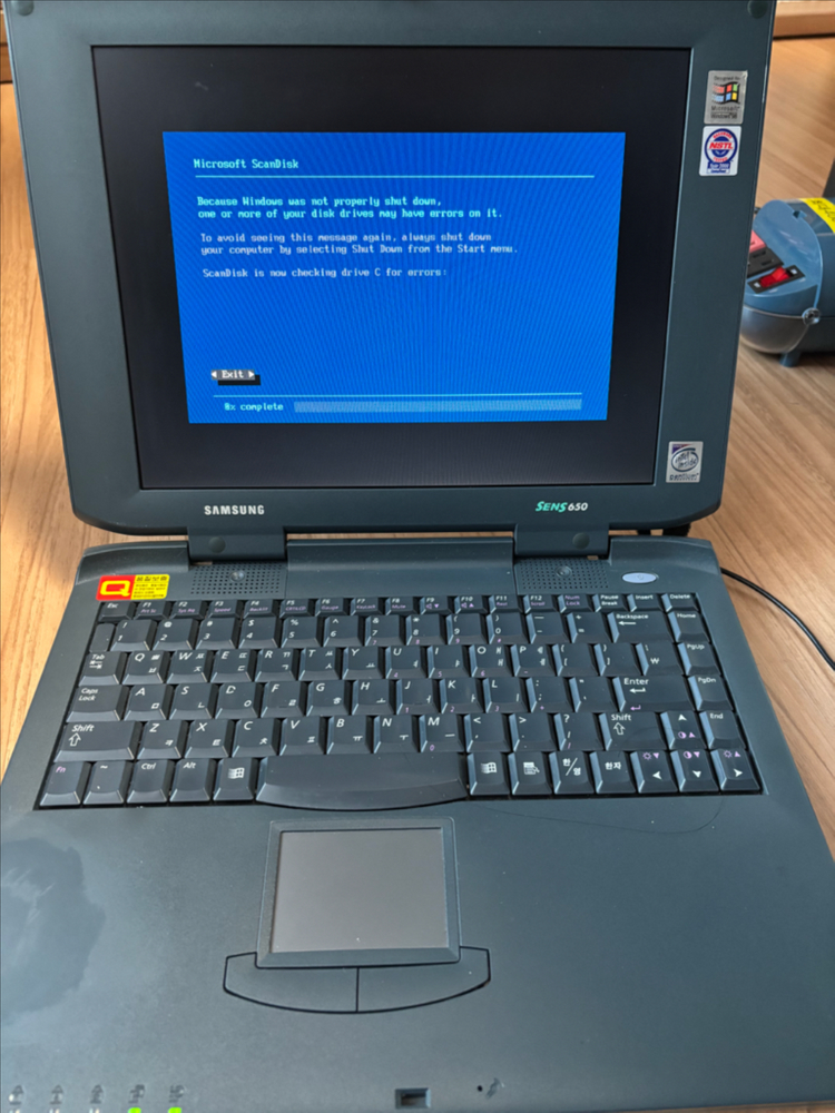 레트로 노트북 삼성센스 650--6