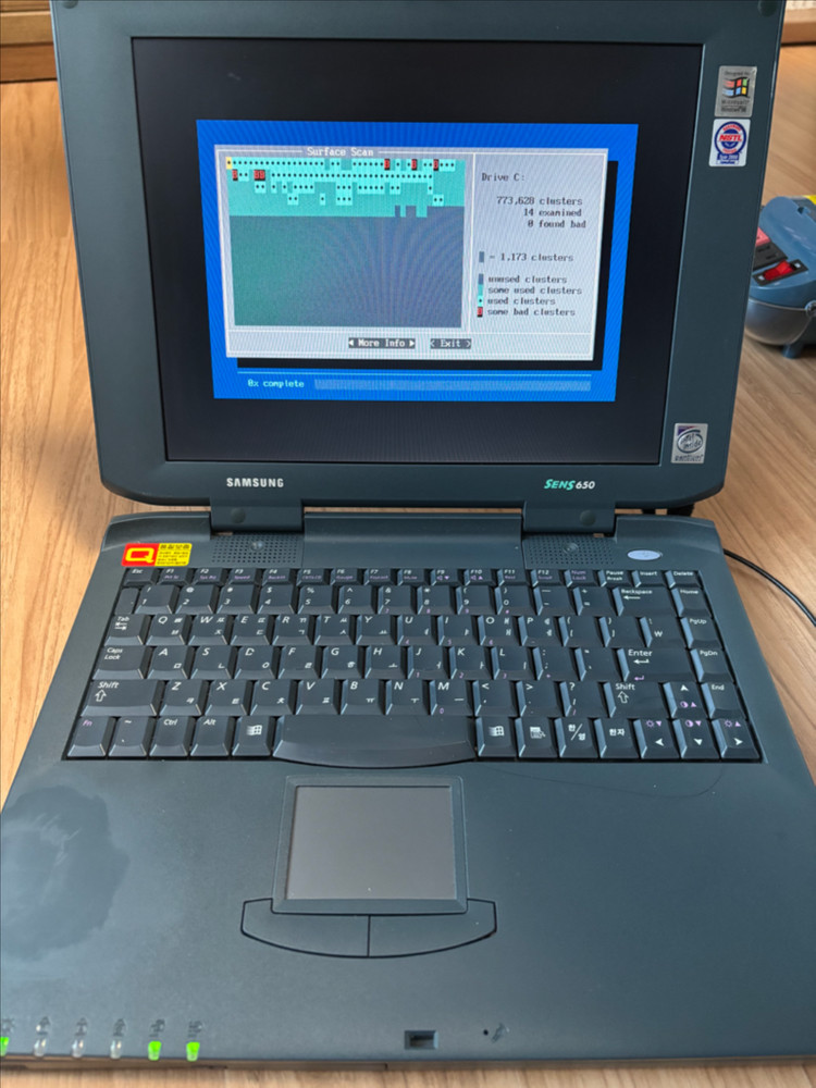 레트로 노트북 삼성센스 650--7