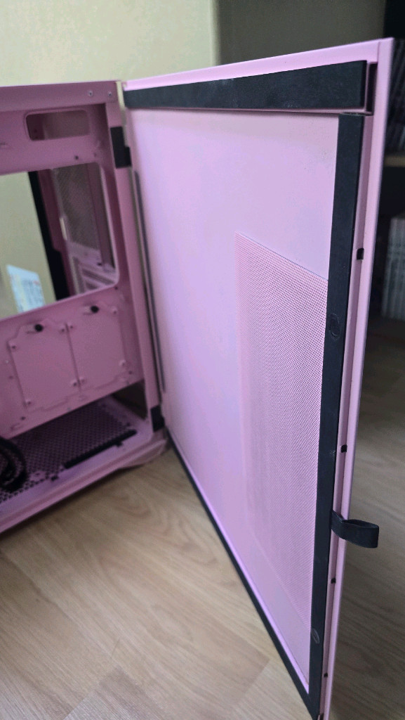 다크플래쉬 DLX21 RGB MESH 강화유리 핑크--4