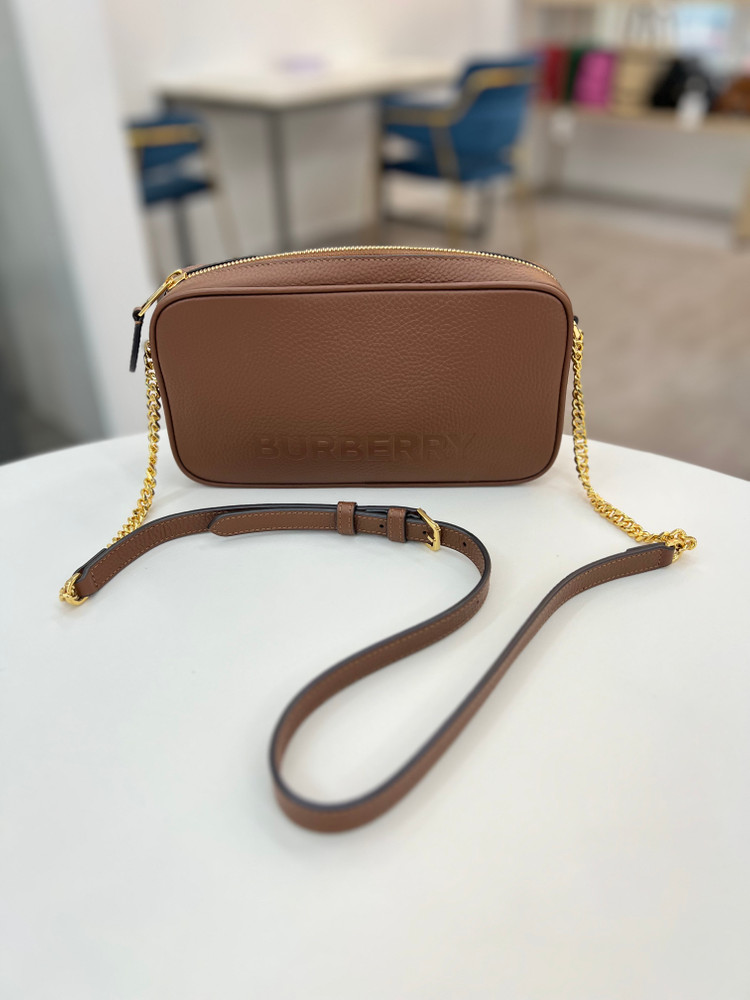 [중고명품 럭스올 울산점]버버리 일론게이티드 엠보스트 카메라백 미사용--6