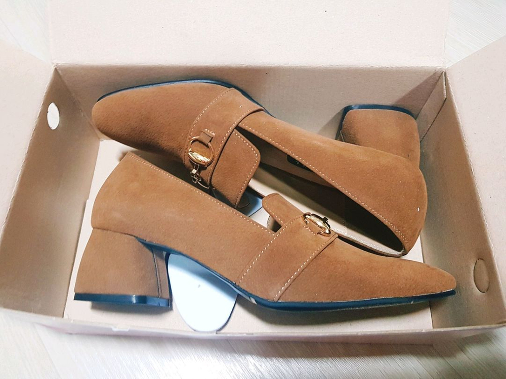 새제품!! 잭앤질 여성 펌프스 구두 브라운 250--1