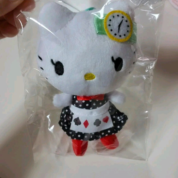 헬로키티 고전 앨리스 키티 인형,50주년 파우치,A4 파일 세트 이미지