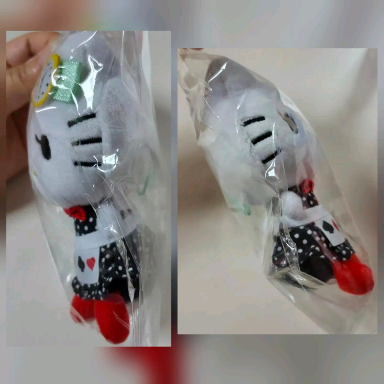 헬로키티 고전 앨리스 키티 인형,50주년 파우치,A4 파일 세트 이미지