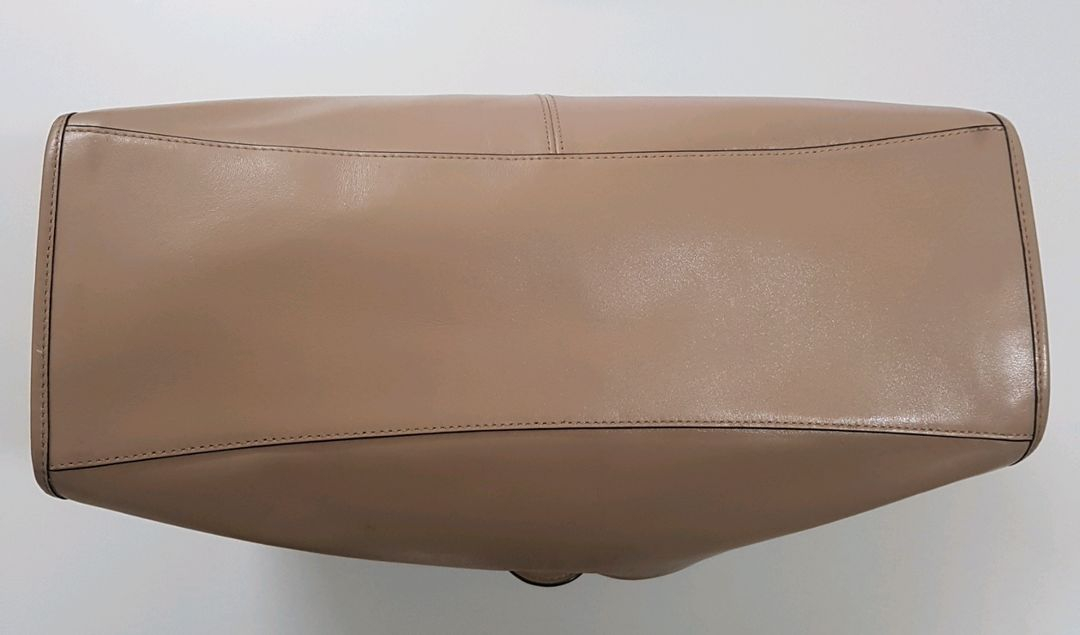 COACH 코치 가죽 숄더백 토드백 베이지그레이--7