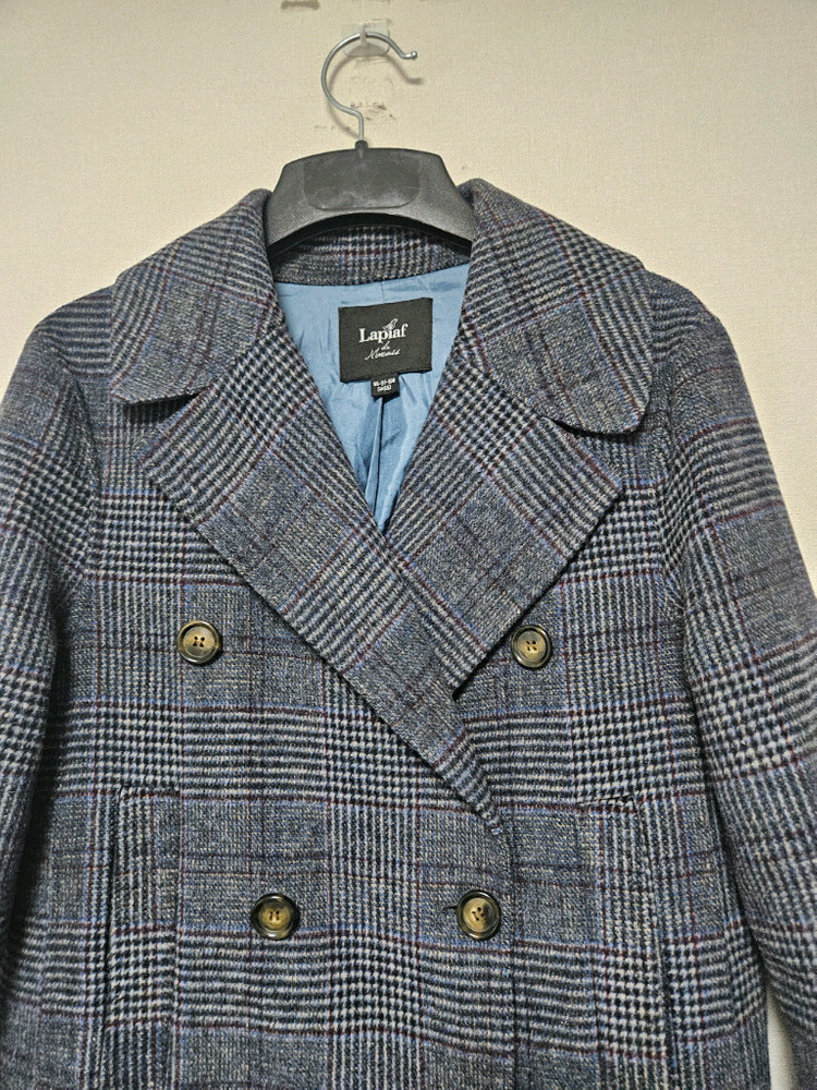 라피아프 롱코트 55사이즈 핸드메이드--1