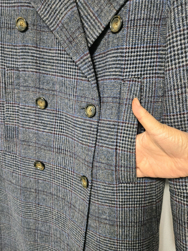 라피아프 롱코트 55사이즈 핸드메이드--4