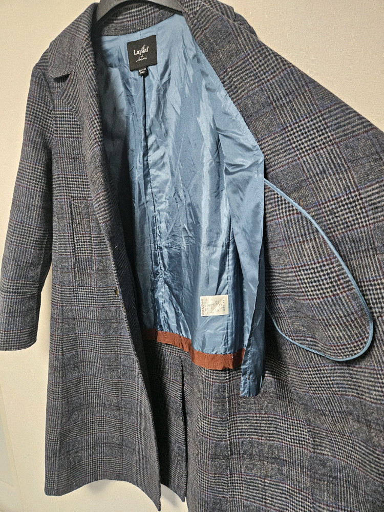 라피아프 롱코트 55사이즈 핸드메이드--6