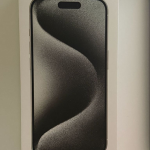 아이폰 15프로 화이트 티타늄 128기가 + 박스