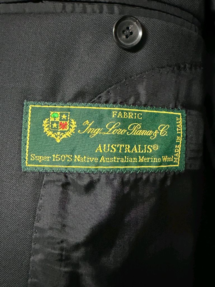 타임옴므 이태리 로로피아나 원단 블랙 자켓 택체 새제품--1