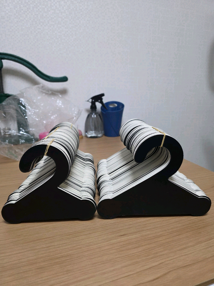 강아지 종이옷걸이 (새상품)--1