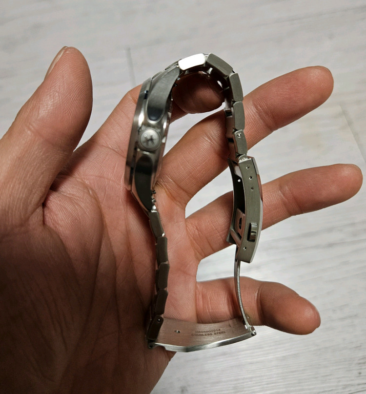 해밀턴 카키에비에이션 파일럿 오토 39mm 블루--3