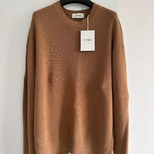 타임옴므 카멜(베이지) 니트 100 새제품