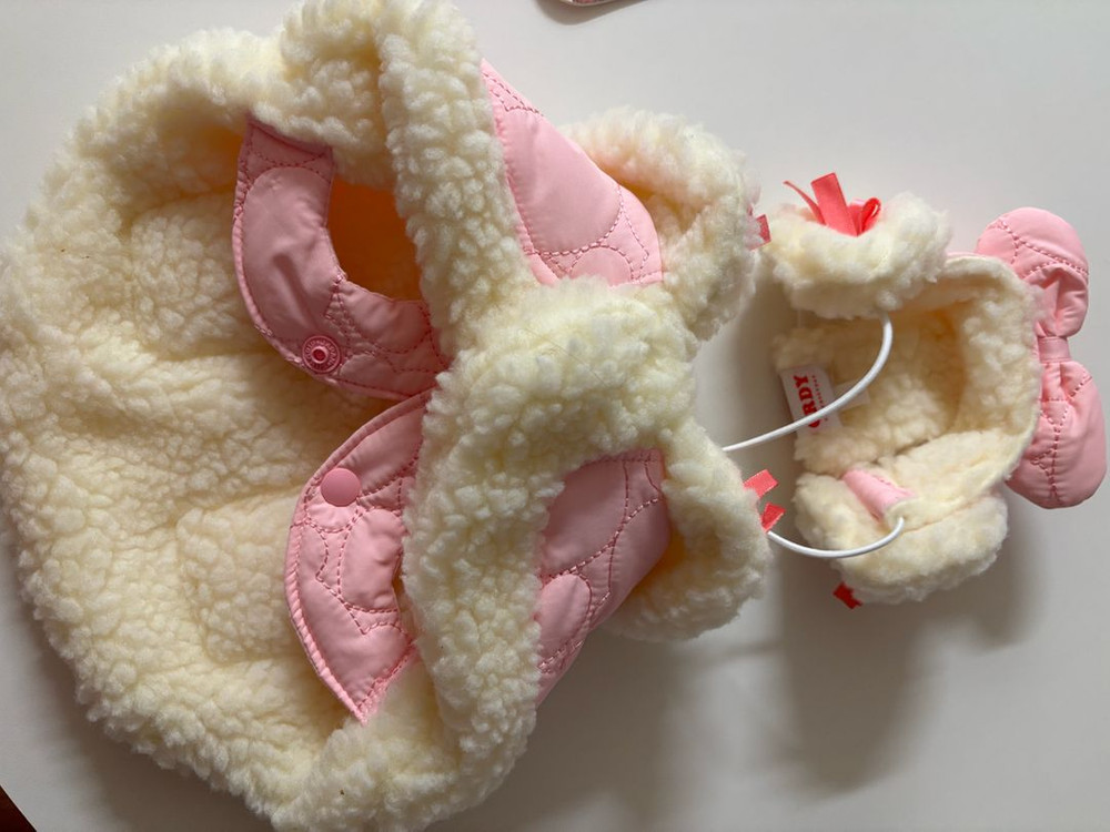 강아지 코지로지데이 케이프코트+귀마개--6