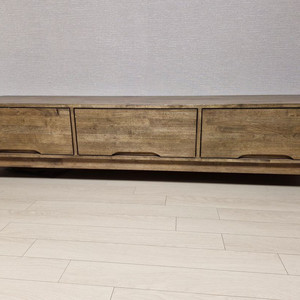 원목 TV장 수납장