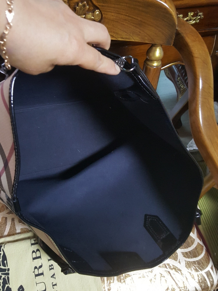 정품버버리숄더백--7