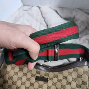 GG 캔버스 숄더백