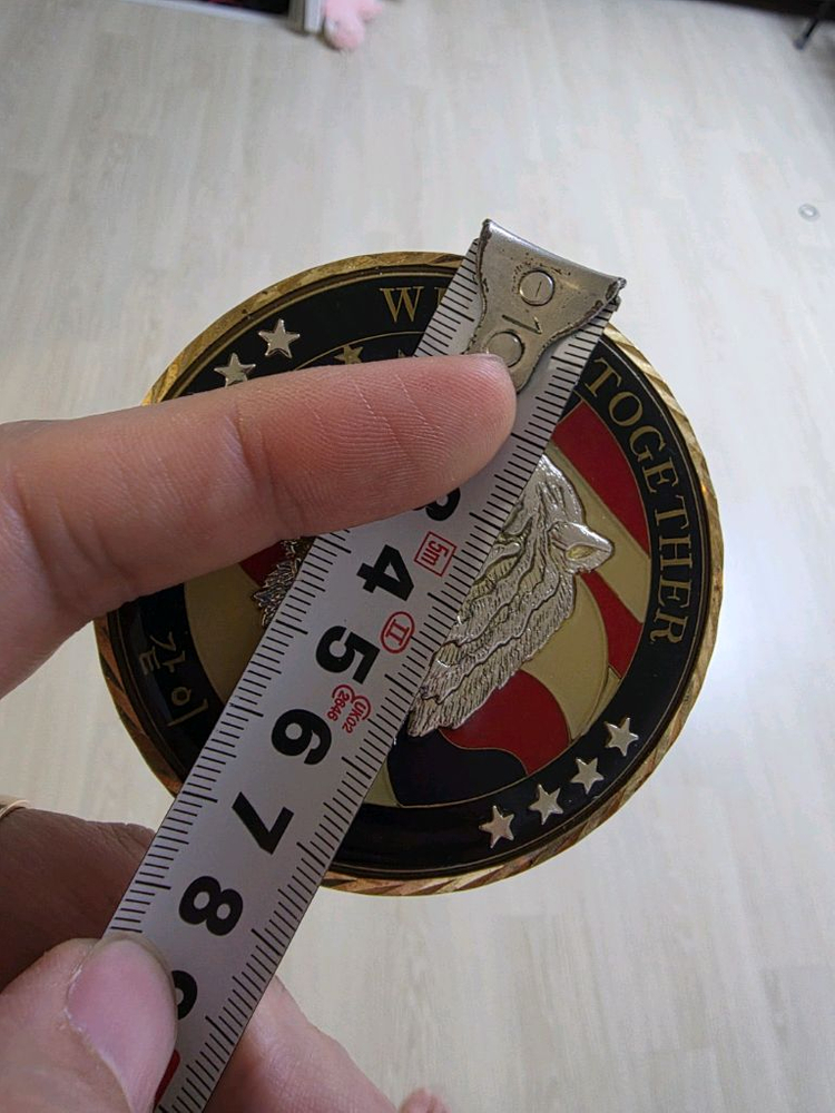 주한미군 사령관(4성장군) 제임스 서먼 챌린지 코인 (기념주화)--3