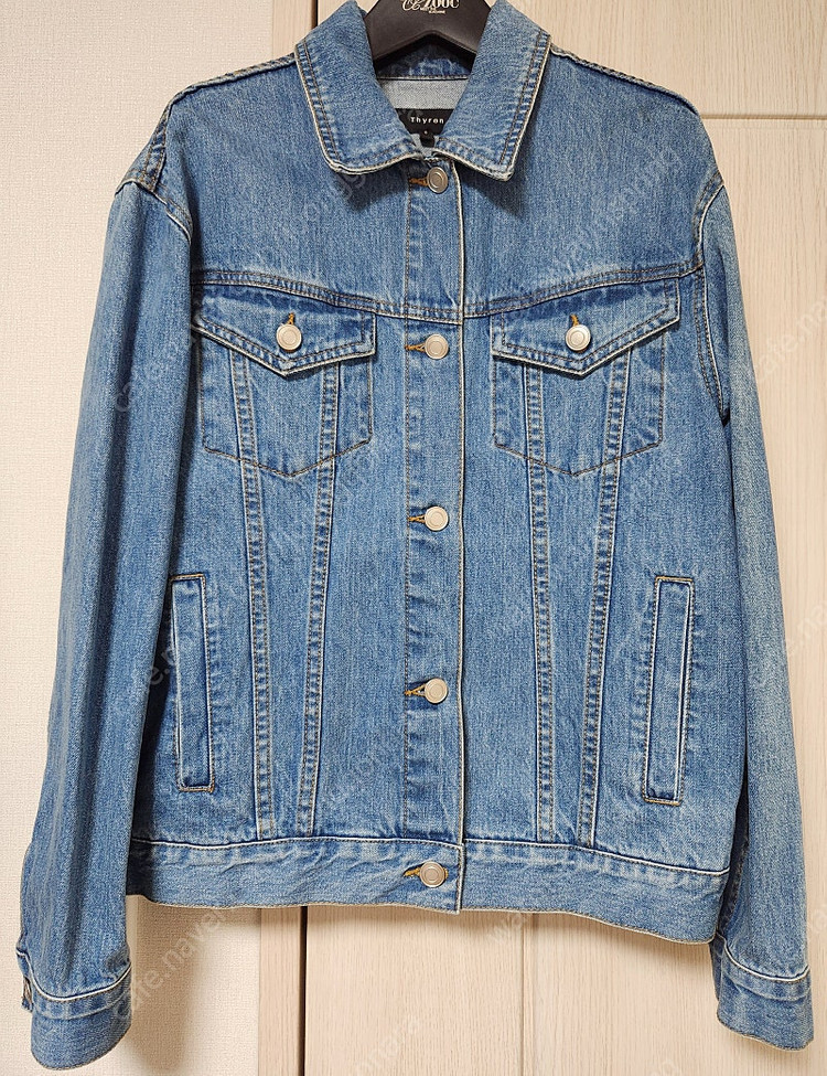 티렌 자수 데님 자켓 청자켓 55 듀엘 오즈세컨 럭키슈에뜨 지컷 보브 베네통 시슬리 써스데이아일랜드 에고이스트--1