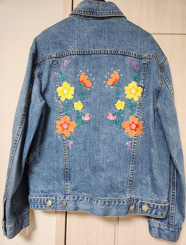 티렌 자수 데님 자켓 청자켓 55 듀엘 오즈세컨 럭키슈에뜨 지컷 보브 베네통 시슬리 써스데이아일랜드 에고이스트--2