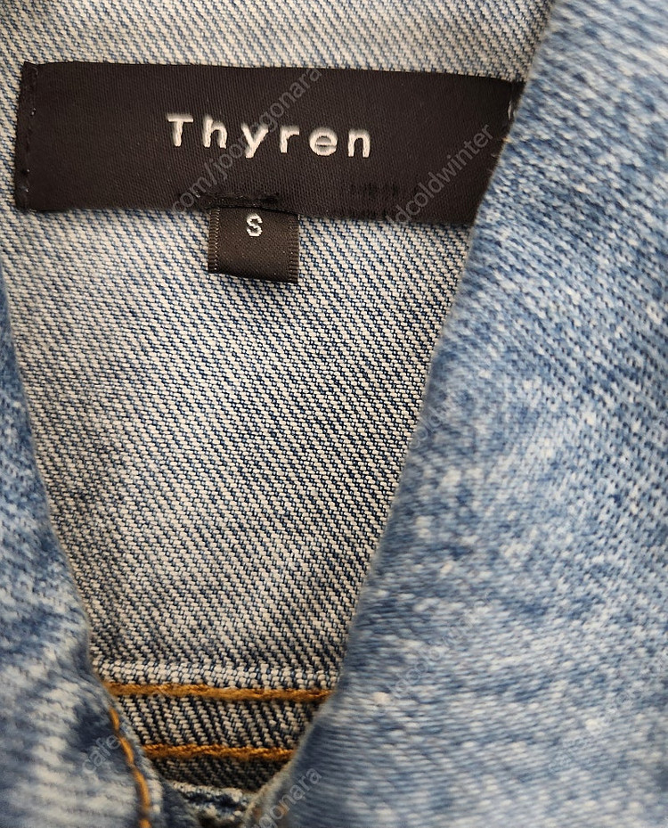 티렌 자수 데님 자켓 청자켓 55 듀엘 오즈세컨 럭키슈에뜨 지컷 보브 베네통 시슬리 써스데이아일랜드 에고이스트--4