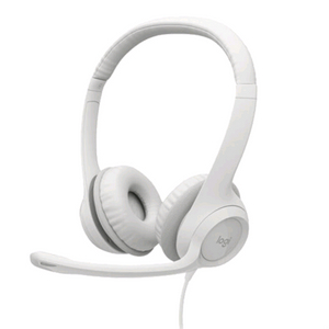 로지텍 H390 유선 헤드셋 화이트