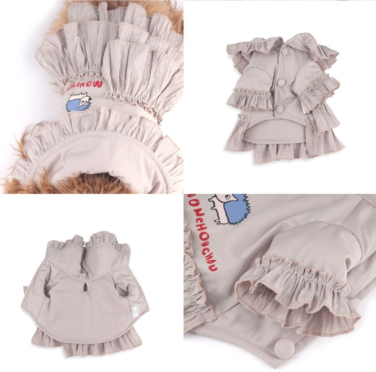 몽슈슈(MONCHOUCHOU) 어글리팜 스튜던트 프릴자켓L~XL 택포 이미지