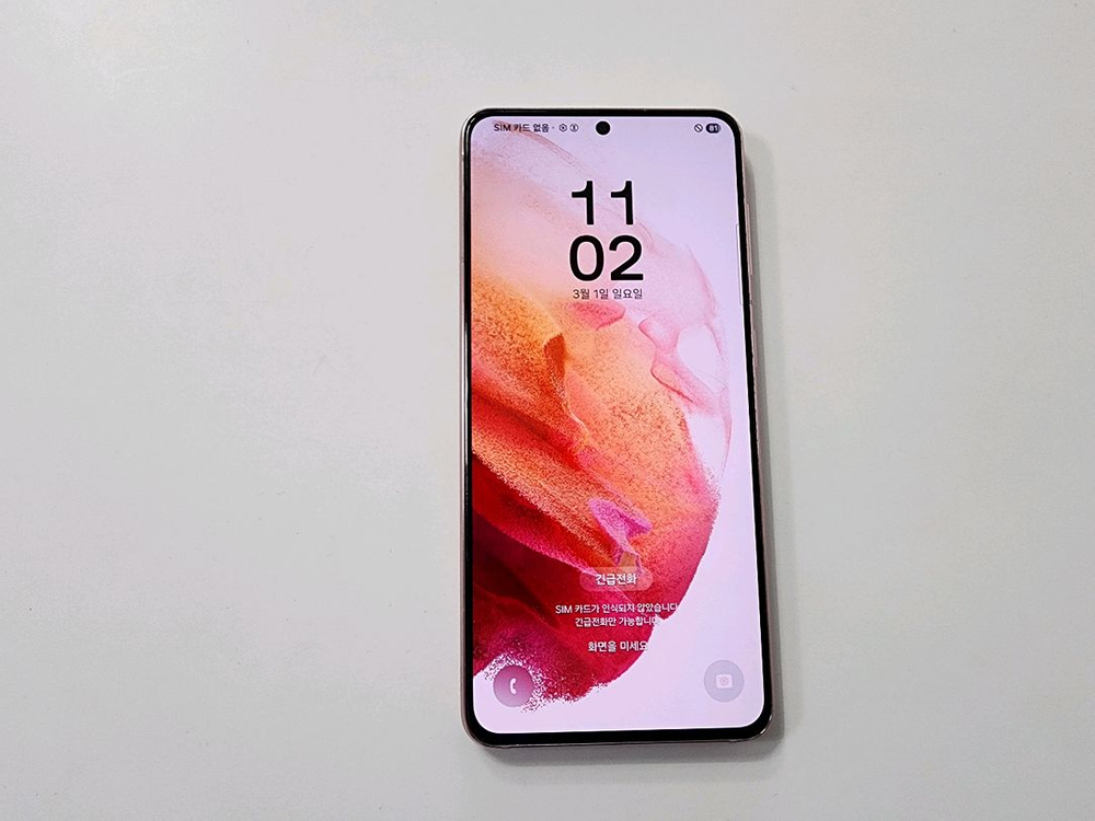 갤럭시s21 핑크 256G skt A+급--7