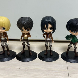 진격의 거인 큐포스켓 아르민, 에렌, 미카사, 리바이 이미지