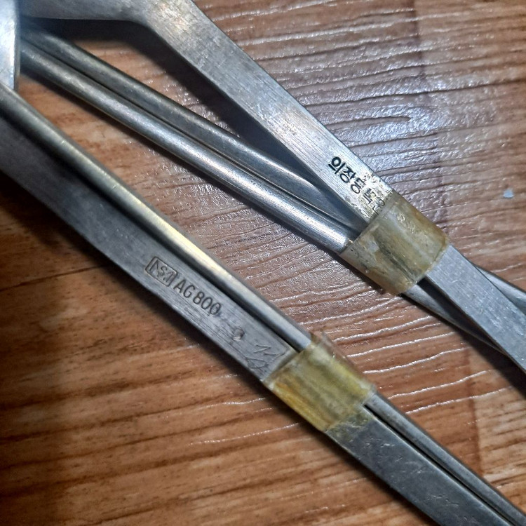 800 은수저 2벌ㆍ49돈--1