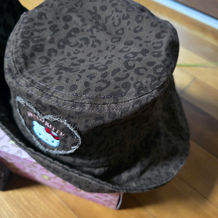 헬로키티 레오파드 캡모자 x 벙거지 모자 - New--5
