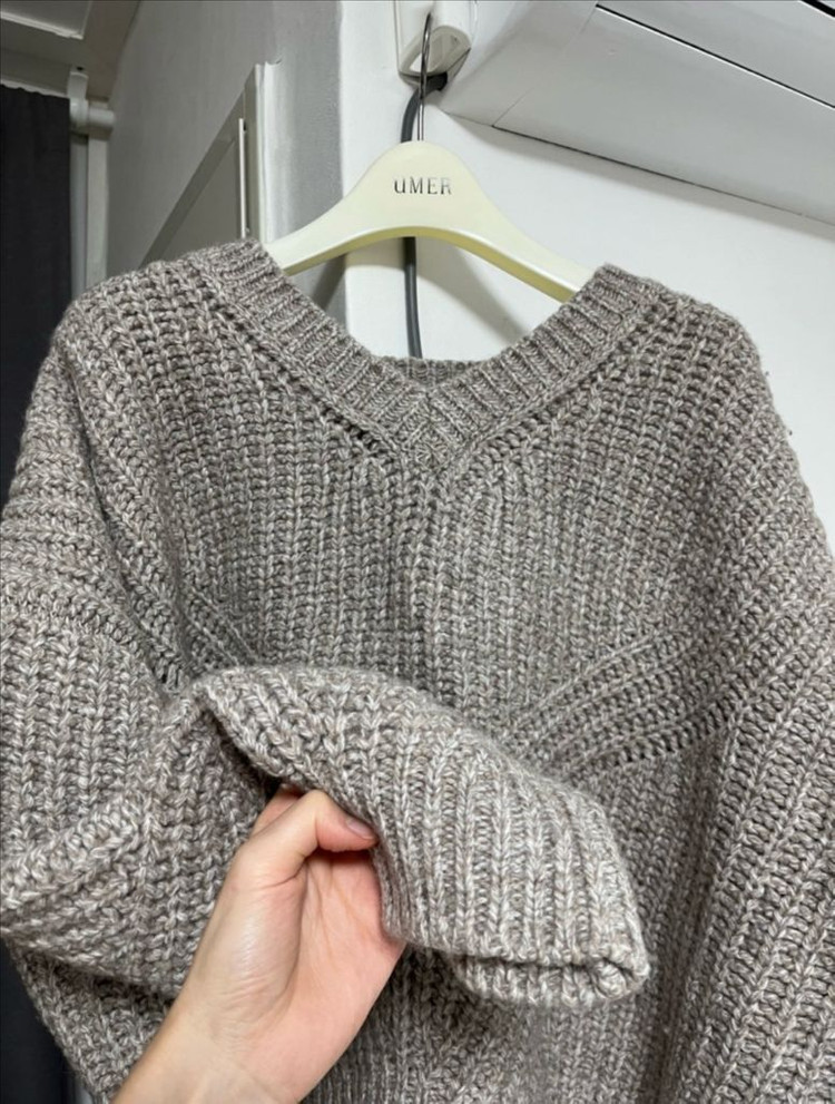 유메르 벌키니트.캐시미어울혼방.상태굿.이사정리--5