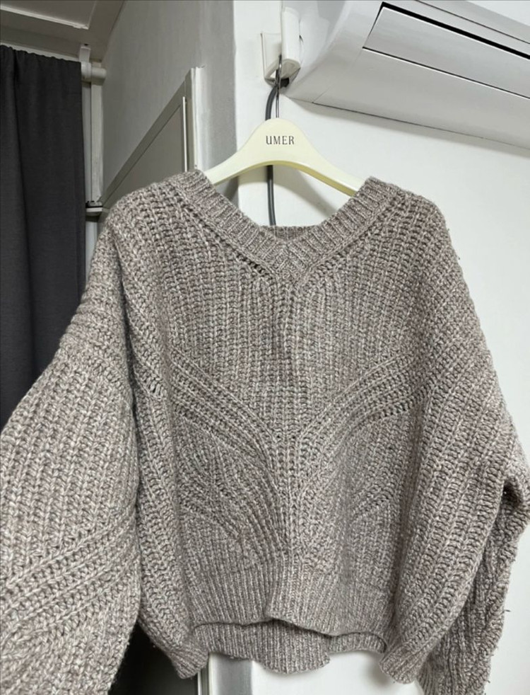 유메르 벌키니트.캐시미어울혼방.상태굿.이사정리--6