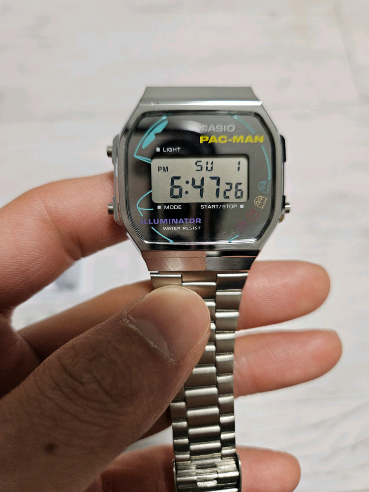 카시오x팩맨 A168WEPC-7AJR--1