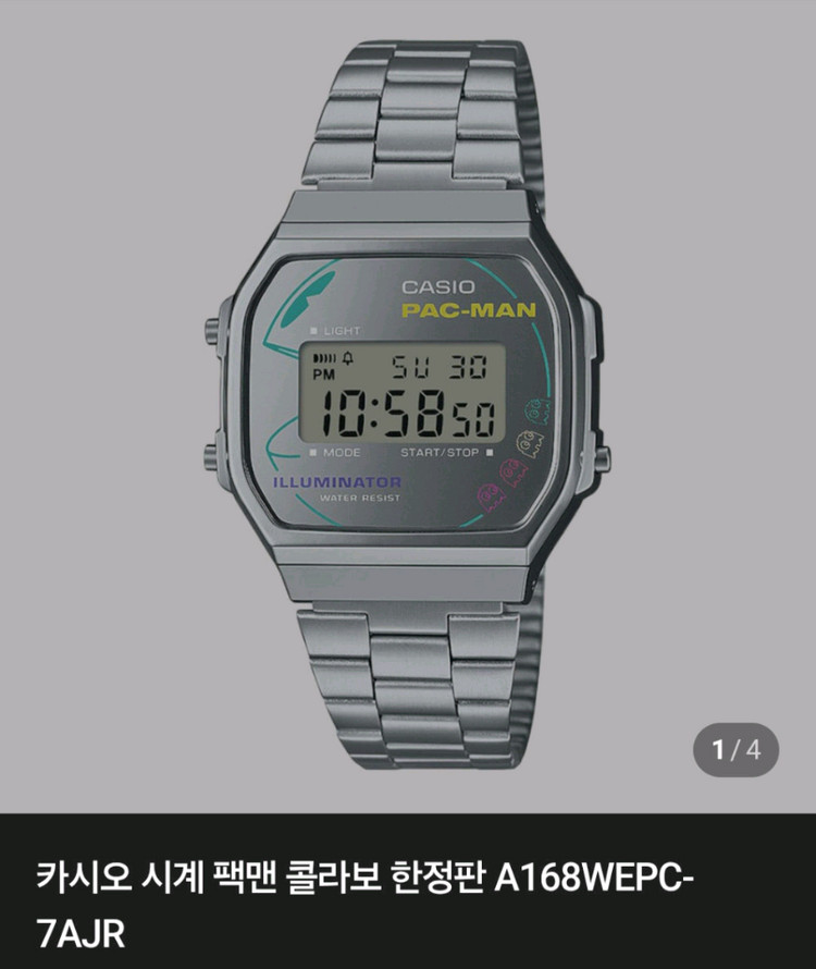 카시오x팩맨 A168WEPC-7AJR--3