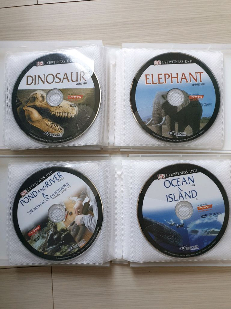 DK EYEWITNESS 영어 DVD 1집 ,2집--5