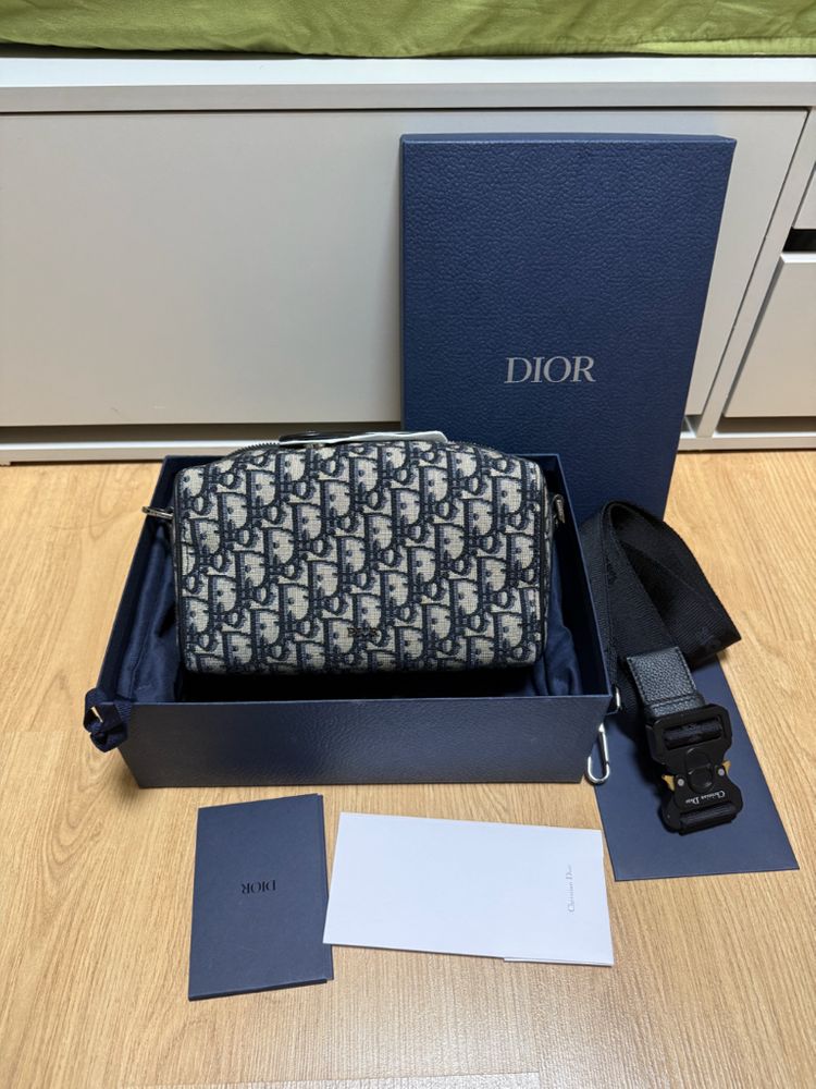 (풀박스) 디올 오블리크 링고22 크로스백--0