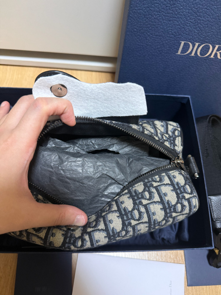 (풀박스) 디올 오블리크 링고22 크로스백--2