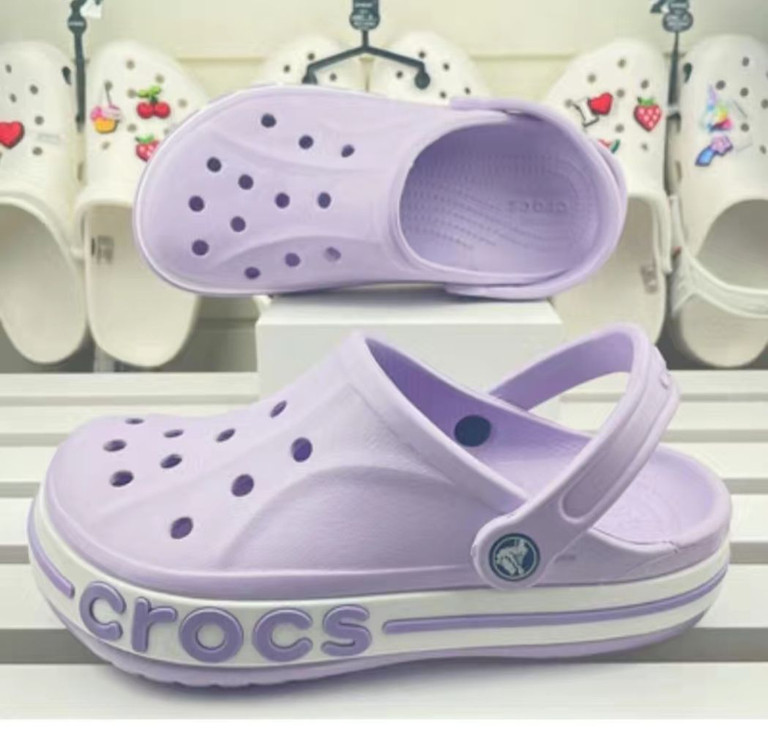 정품 남여공용 크록스+예쁜지비츠2개일괄(새상품)--6