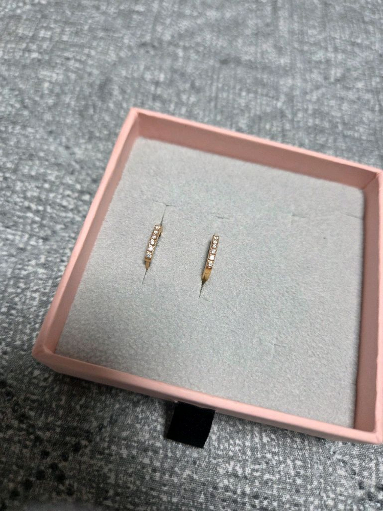 골든듀 린콘트로3 (D) 쿠션 귀걸이 로즈골드 이미지