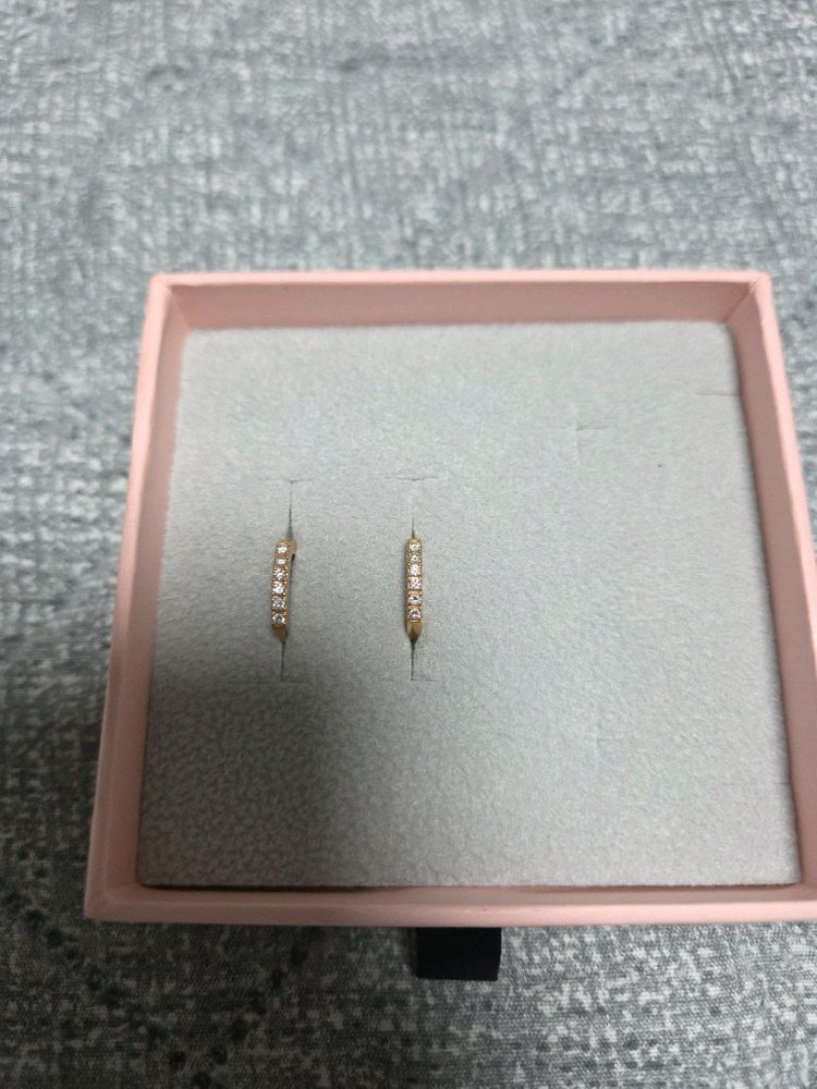 골든듀 린콘트로3 (D) 쿠션 귀걸이 로즈골드 이미지