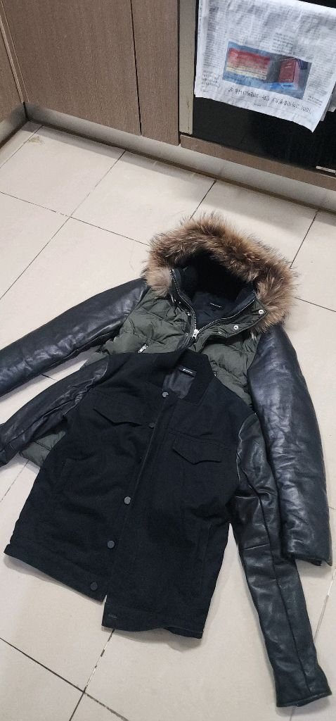 맥케이지 남자 개빈 가죽 패딩 95~--7