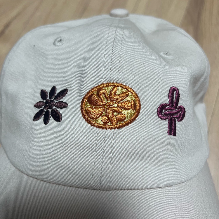 베이지색 약과,저고리,매듭 모자--2